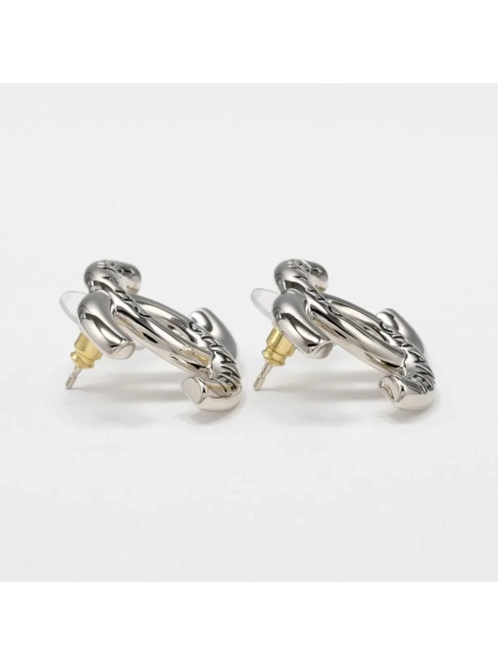 Chanel CC Logo Earrings
